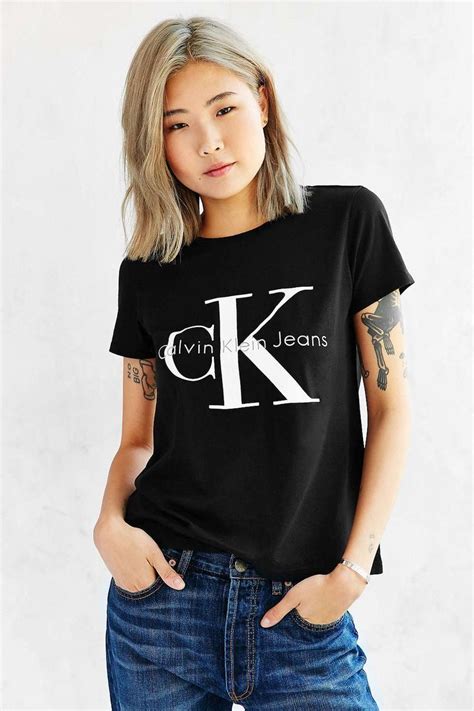 calvin klein dames shirt grijs|calvin klein slim t shirt.